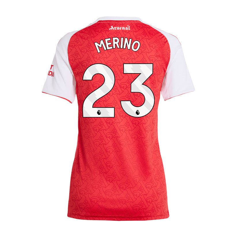 Mikel Merino 23 Arsenal 25/26 Home Women Jersey - Red/White