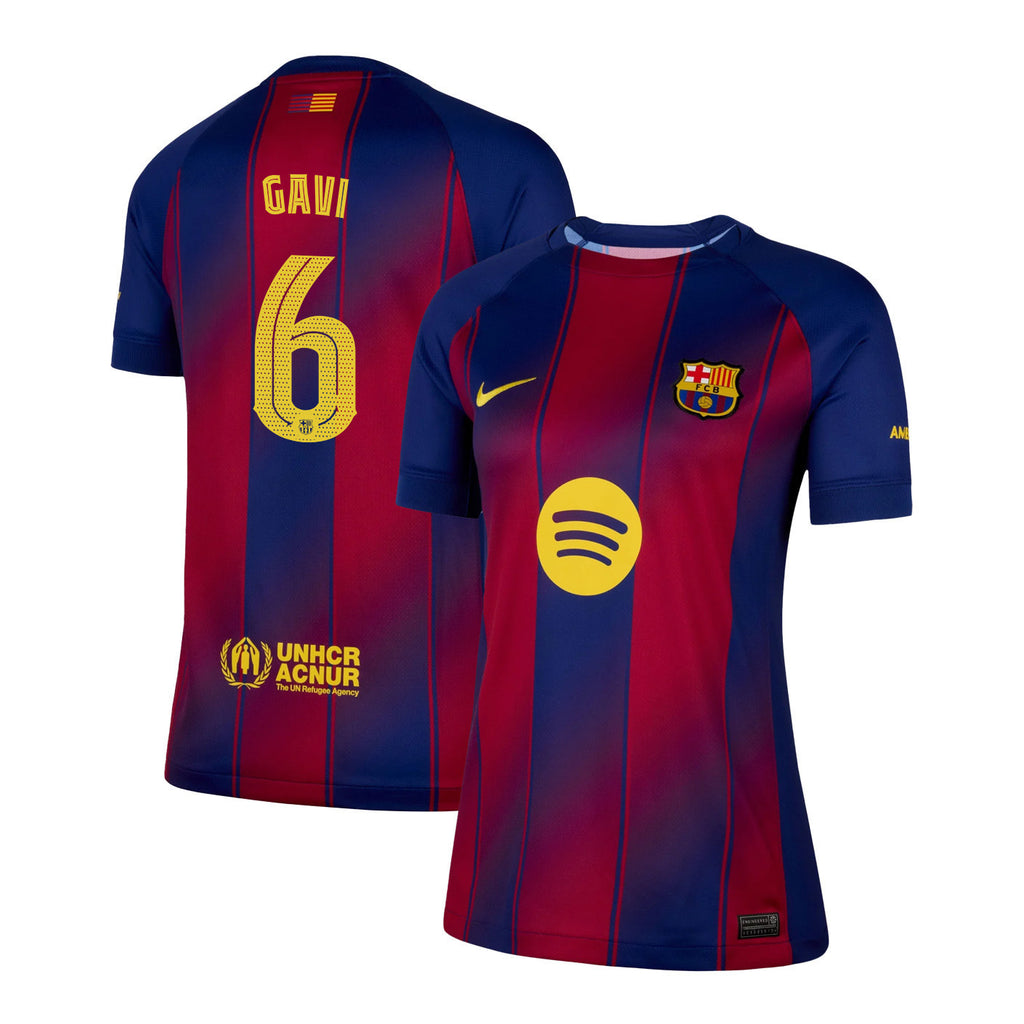 Gavi 6 Barcelona 25/26 Home Women Jersey - Navy