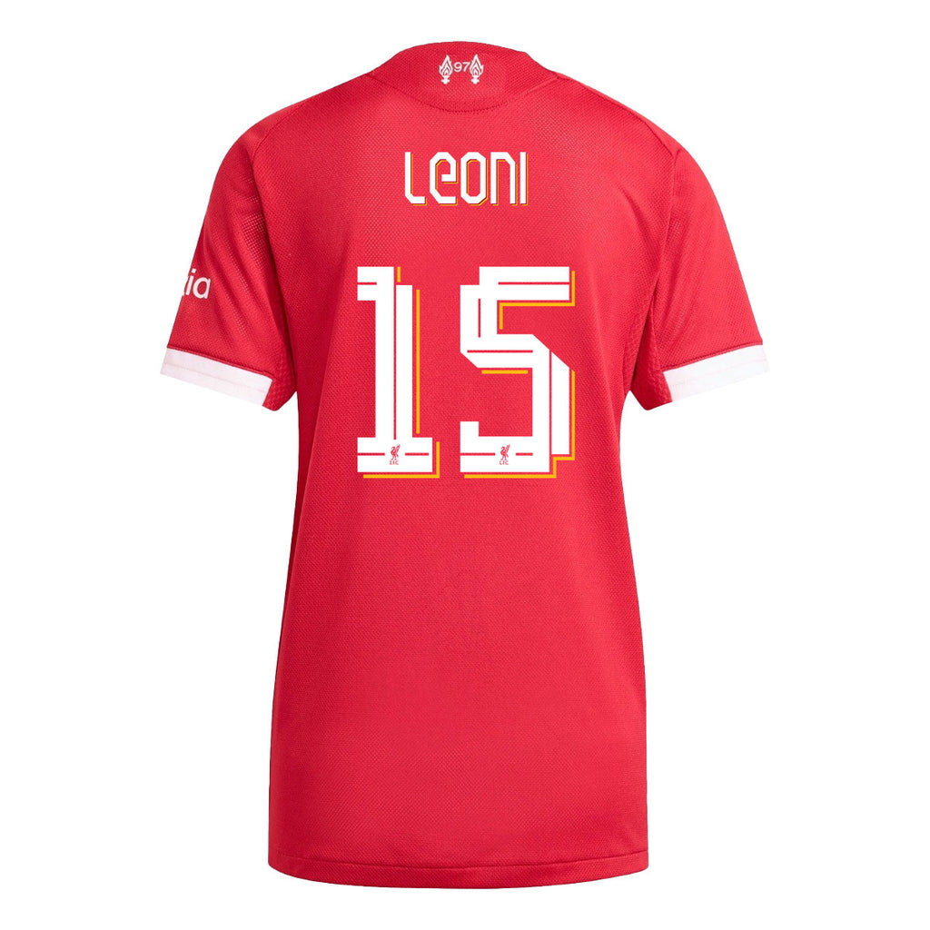 Giovanni Leoni 15 Liverpool 25/26 Home Women Jersey - Red