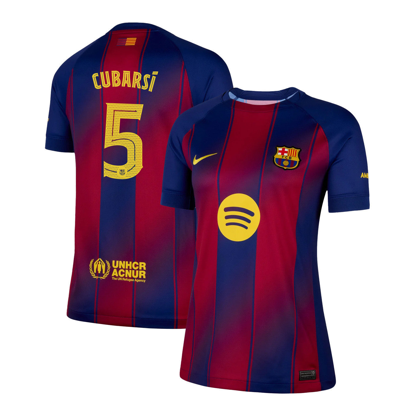 Pau Cubarsí 5 Barcelona 25/26 Home Women Jersey - Navy