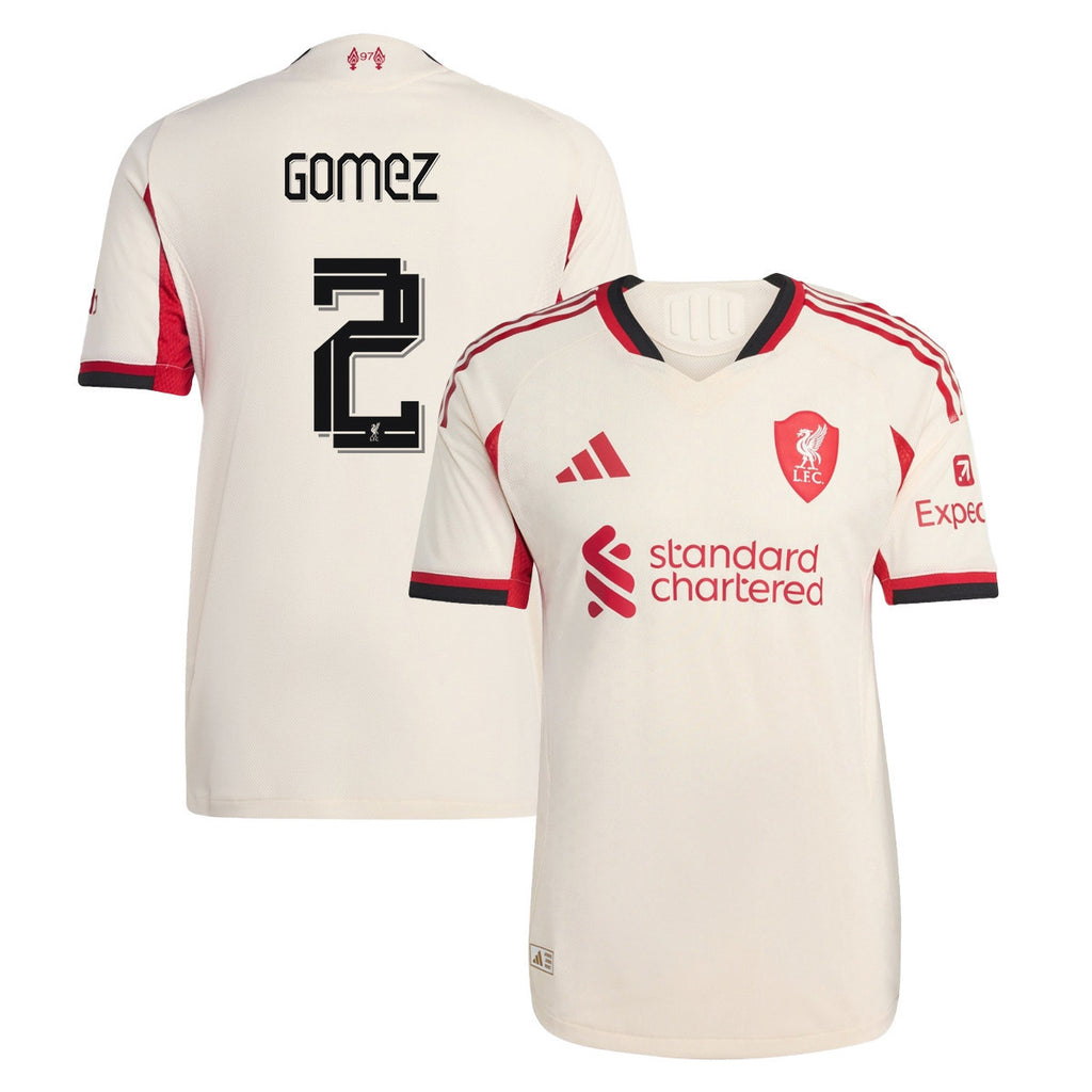 Joe Gomez 2 Liverpool 25/26 Away Women Jersey - Off-white