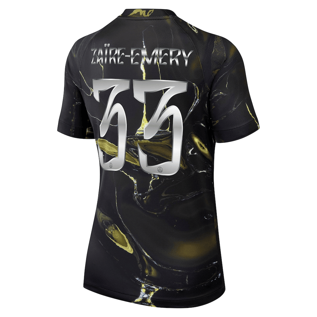 Zaïre-Emery 33 Paris Saint-Germain Jordan Night Edition 2025/26 Cup Printing Jersey - Women
