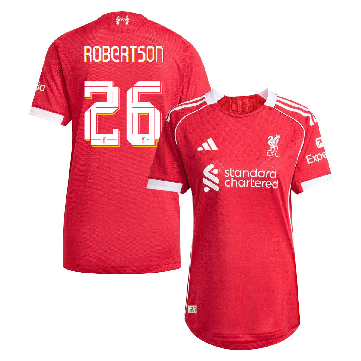 Andy Robertson 26 Liverpool 25/26 Home Women Jersey - Red