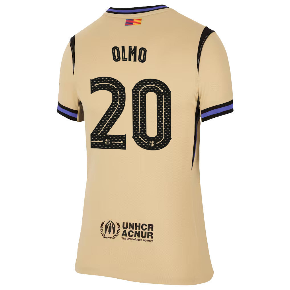 Dani Olmo 20 Barcelona 25/26 Away Women Jersey - Yellow