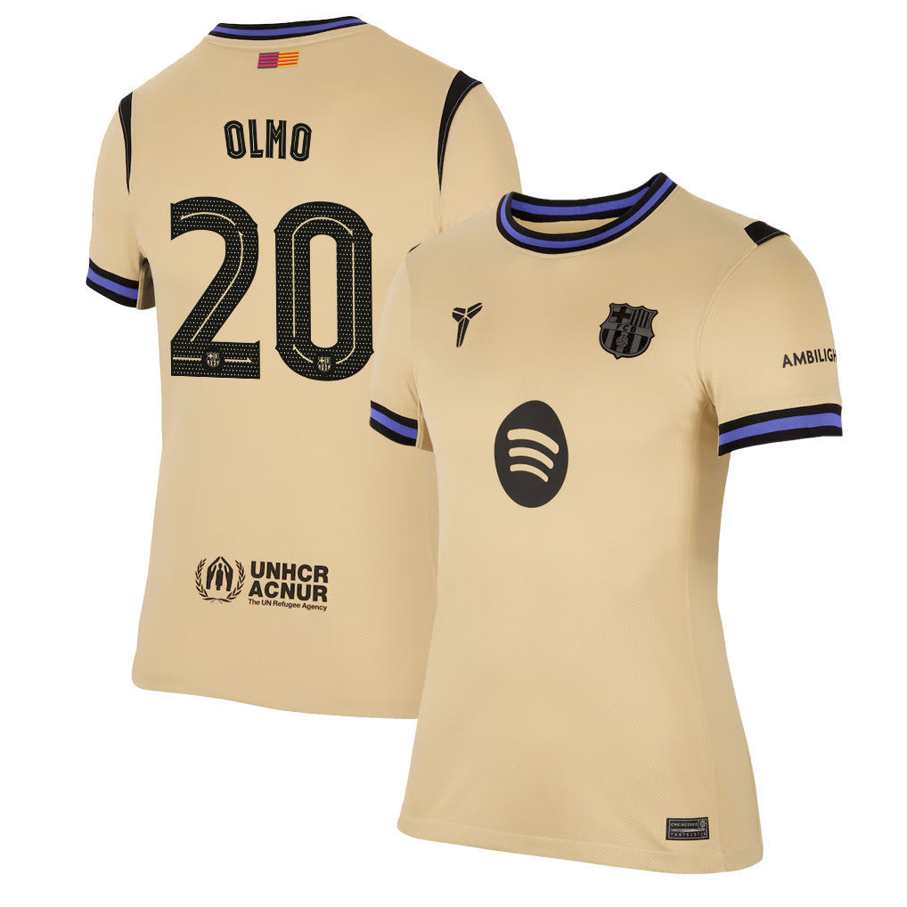 Dani Olmo 20 Barcelona 25/26 Away Women Jersey - Yellow