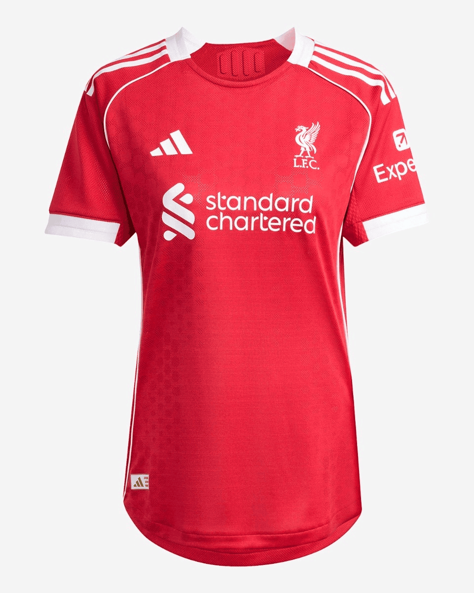Virgil van Dijk 4 Liverpool 25/26 Home Women Jersey - Red