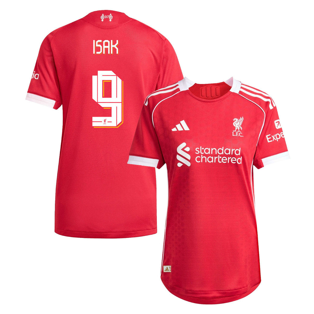 Alexander Isak 9 Liverpool 25/26 Home Women Jersey - Red