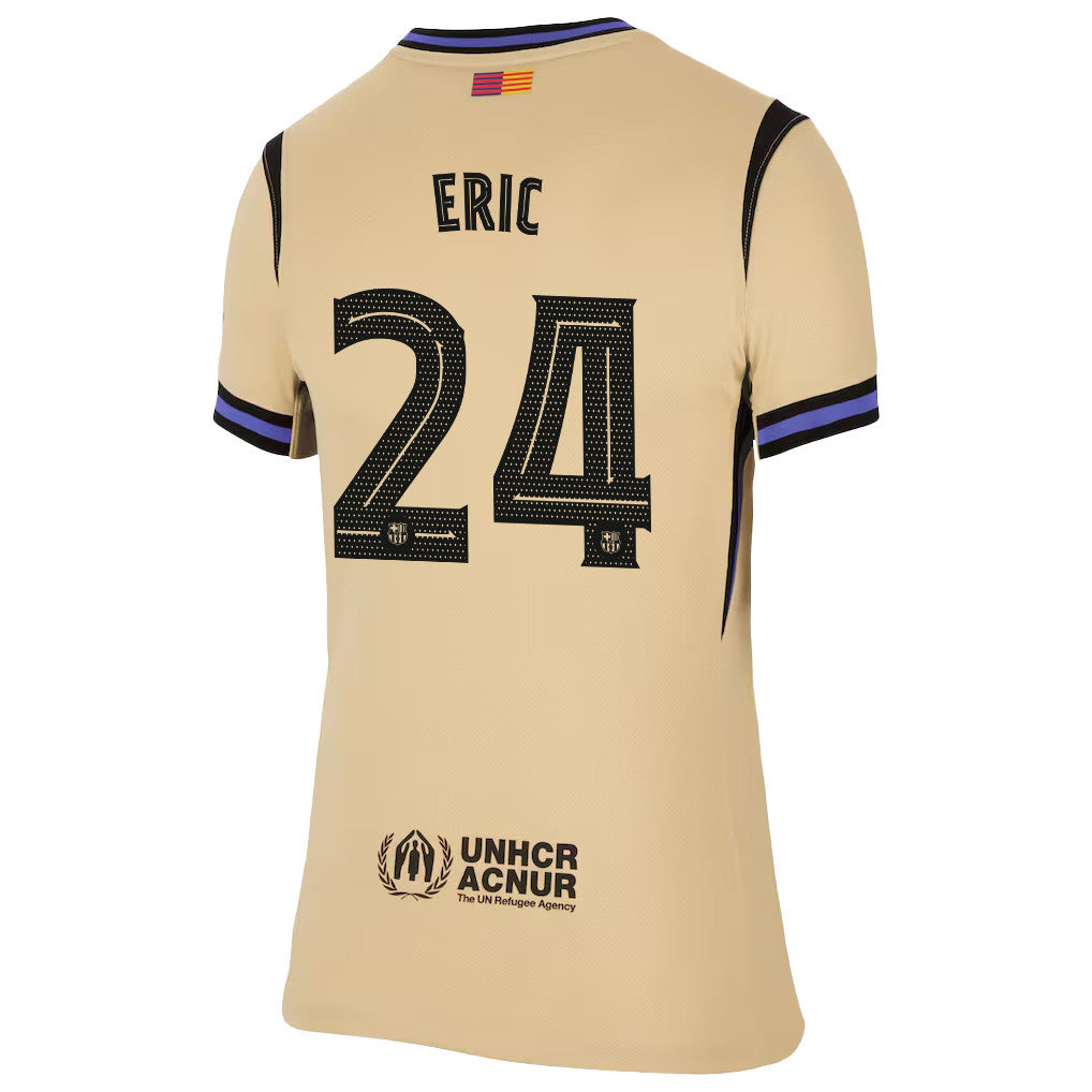 Eric García 24 Barcelona 25/26 Away Women Jersey - Yellow