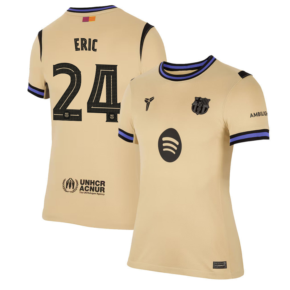 Eric García 24 Barcelona 25/26 Away Women Jersey - Yellow