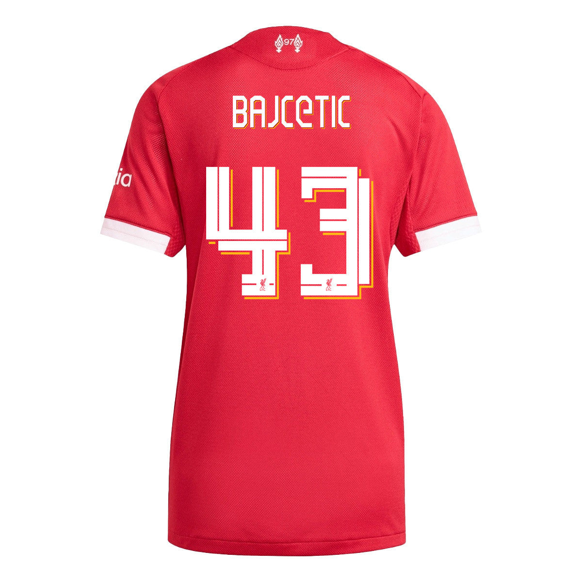 Stefan Bajcetic 43 Liverpool 25/26 Home Women Jersey - Red