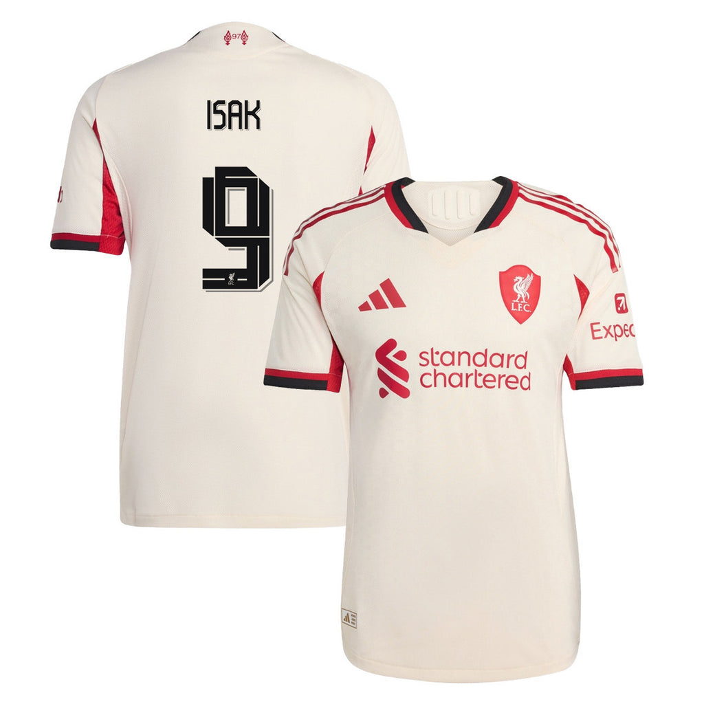 Alexander Isak 9 Liverpool 25/26 Away Women Jersey - Off-white