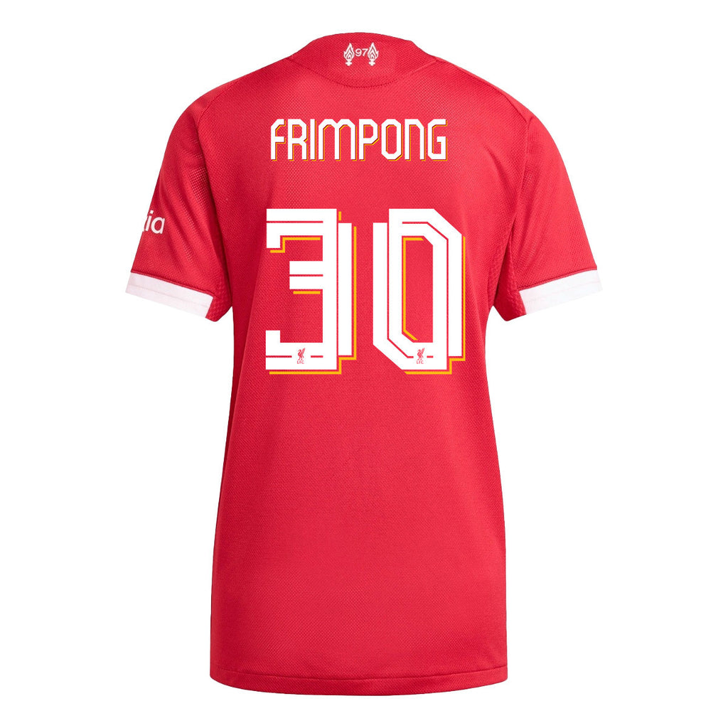 Jeremie Frimpong 30 Liverpool 25/26 Home Women Jersey - Red