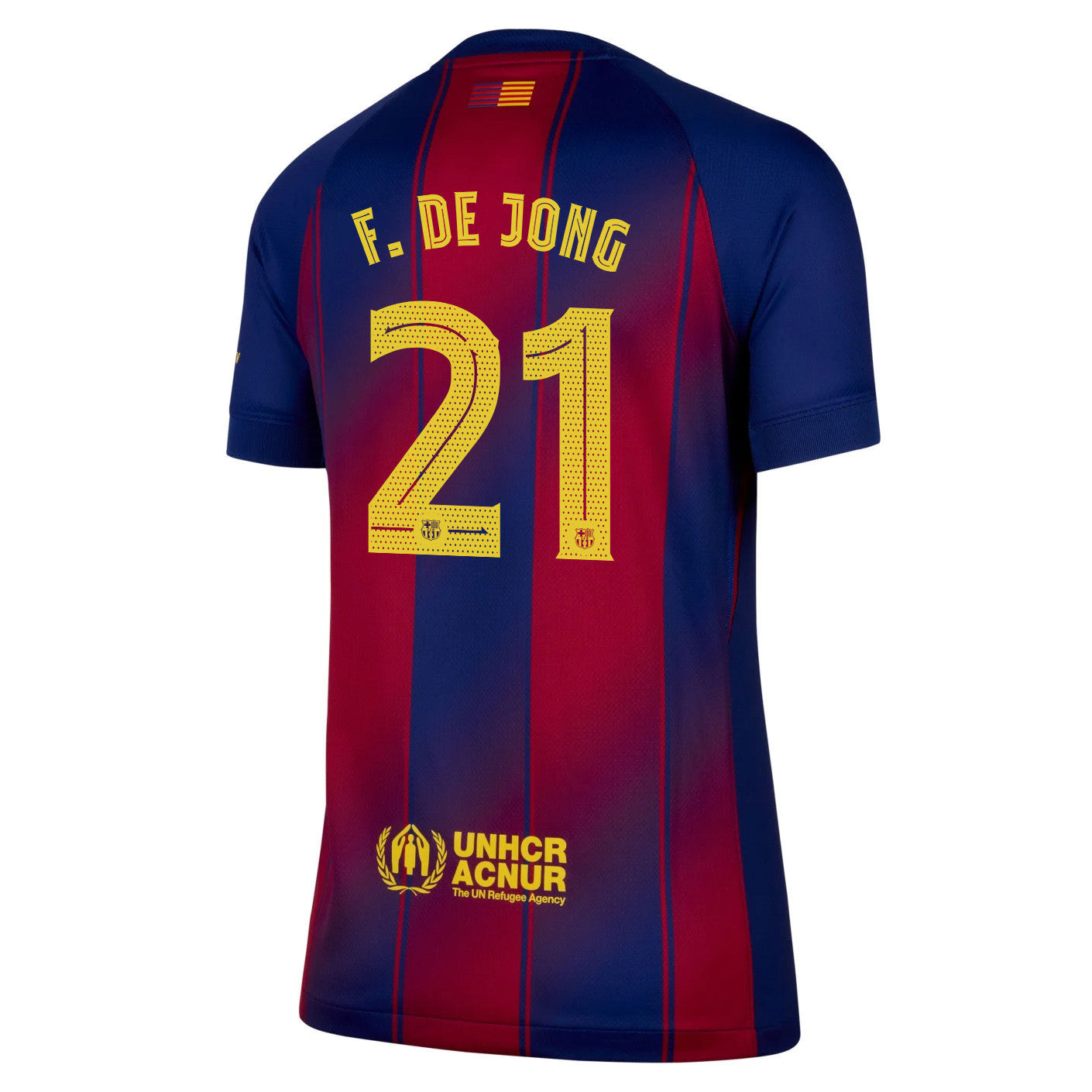 Frenkie de Jong 21 Barcelona 25/26 Home Women Jersey - Navy