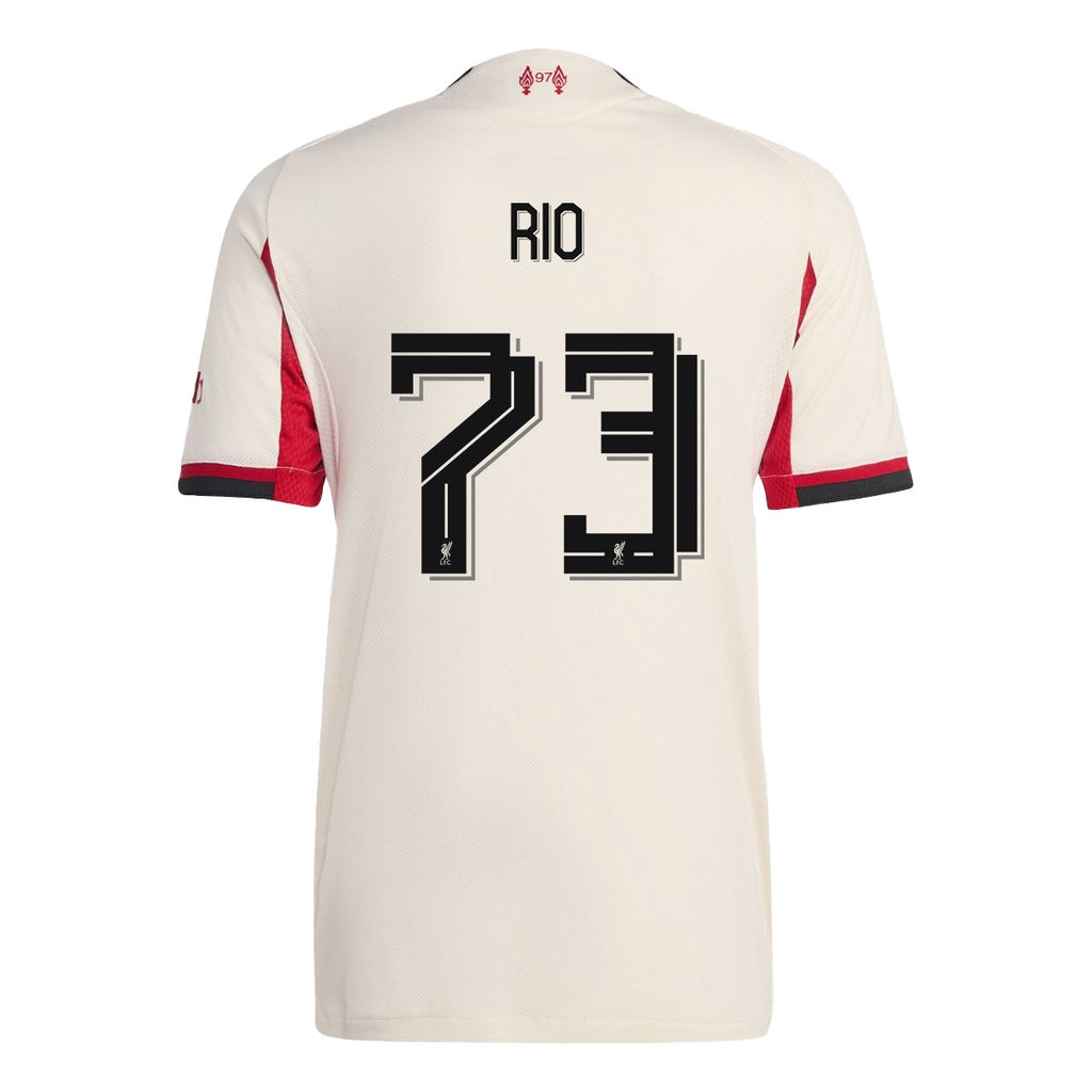 Rio Ngumoha 73 Liverpool 25/26 Away Women Jersey - Off-white
