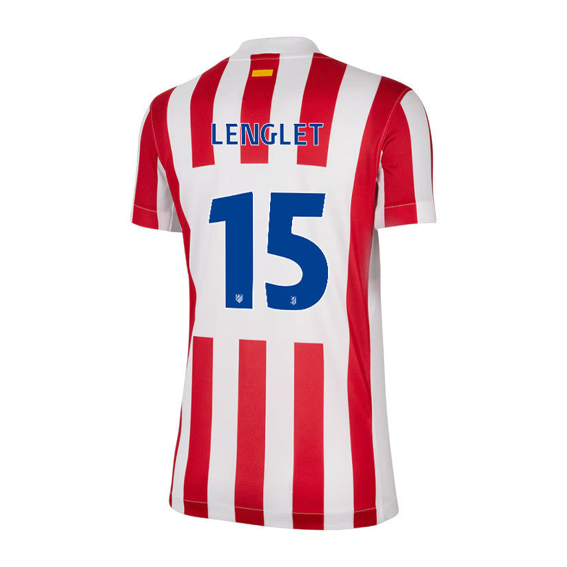 Clément Lenglet 15 Atlético Madrid 25/26 Home Women Jersey - Red/White