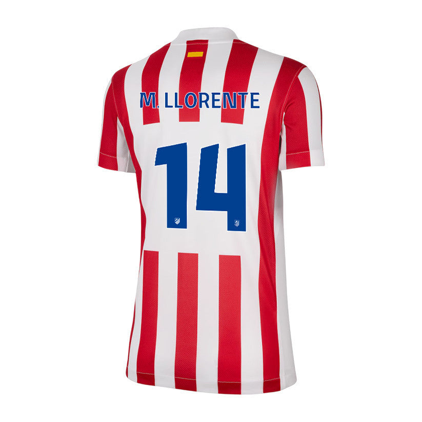 Marcos Llorente 14 Atlético Madrid 25/26 Home Women Jersey - Red/White