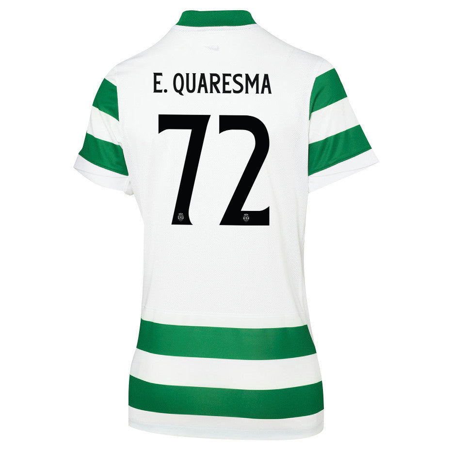 Eduardo Quaresma 72 Sporting CP 25/26 Home Women Jersey - Green/White