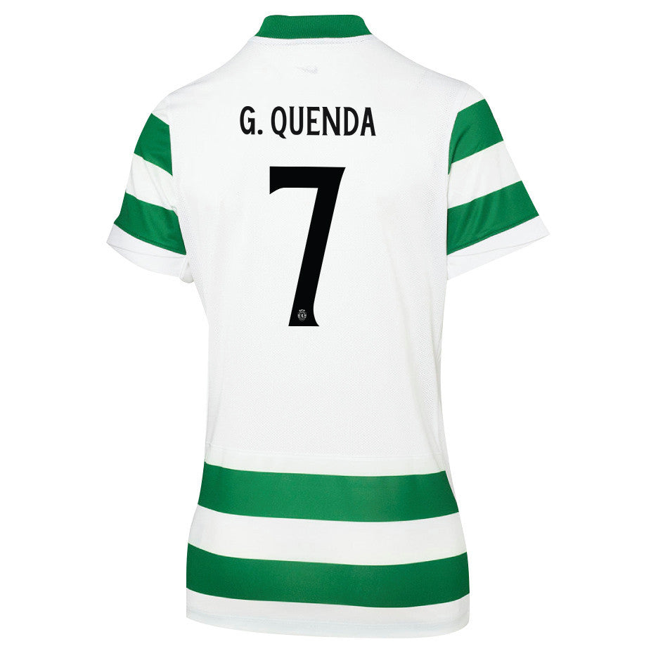 Geovany Quenda 7 Sporting CP 25/26 Home Women Jersey - Green/White