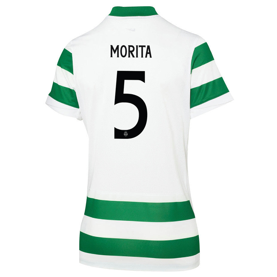 Hidemasa Morita 5 Sporting CP 25/26 Home Women Jersey - Green/White