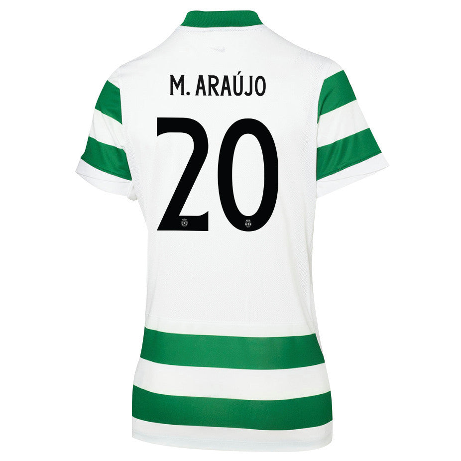 Maximiliano Araújo 20 Sporting CP 25/26 Home Women Jersey - Green/White