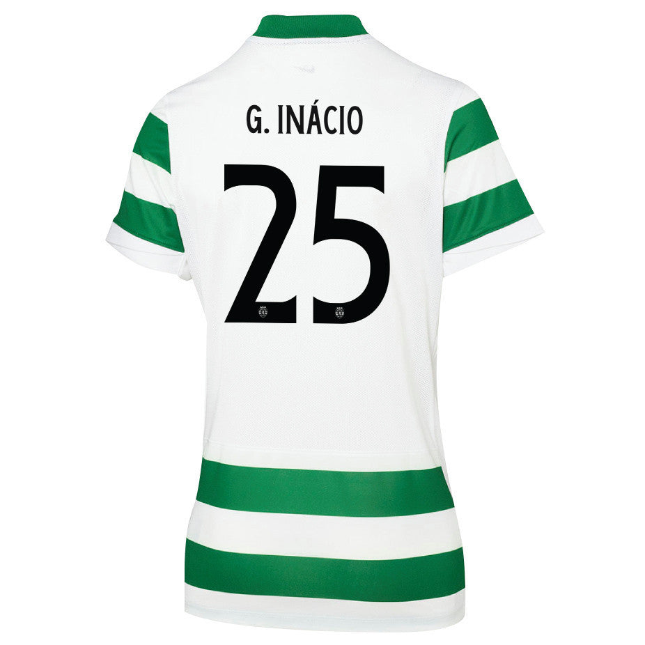 Gonçalo Inácio 25 Sporting CP 25/26 Home Women Jersey - Green/White