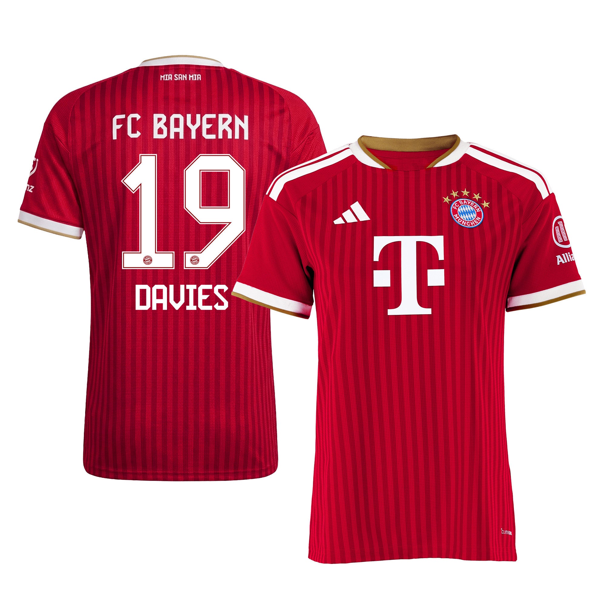 Alphonso Davies 19 Bayern Munich 2026/27 Women's Home Jersey - Red