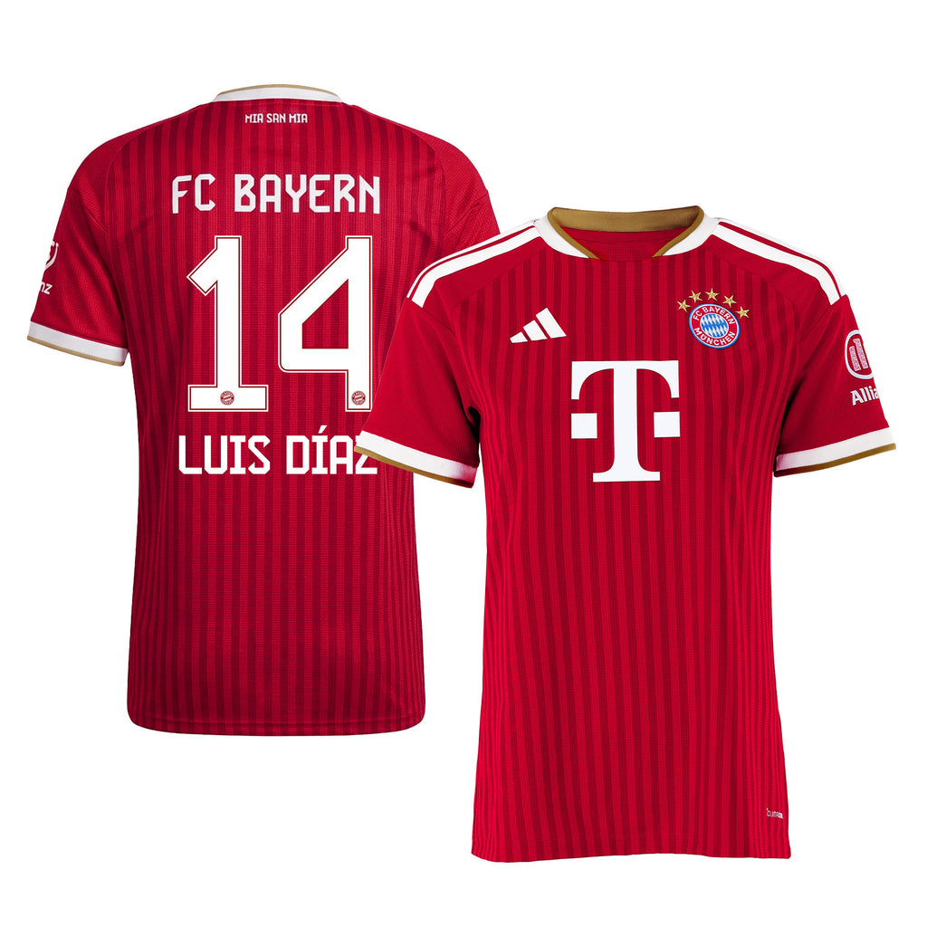 Luis Díaz 14 Bayern Munich 2026/27 Women's Home Jersey - Red