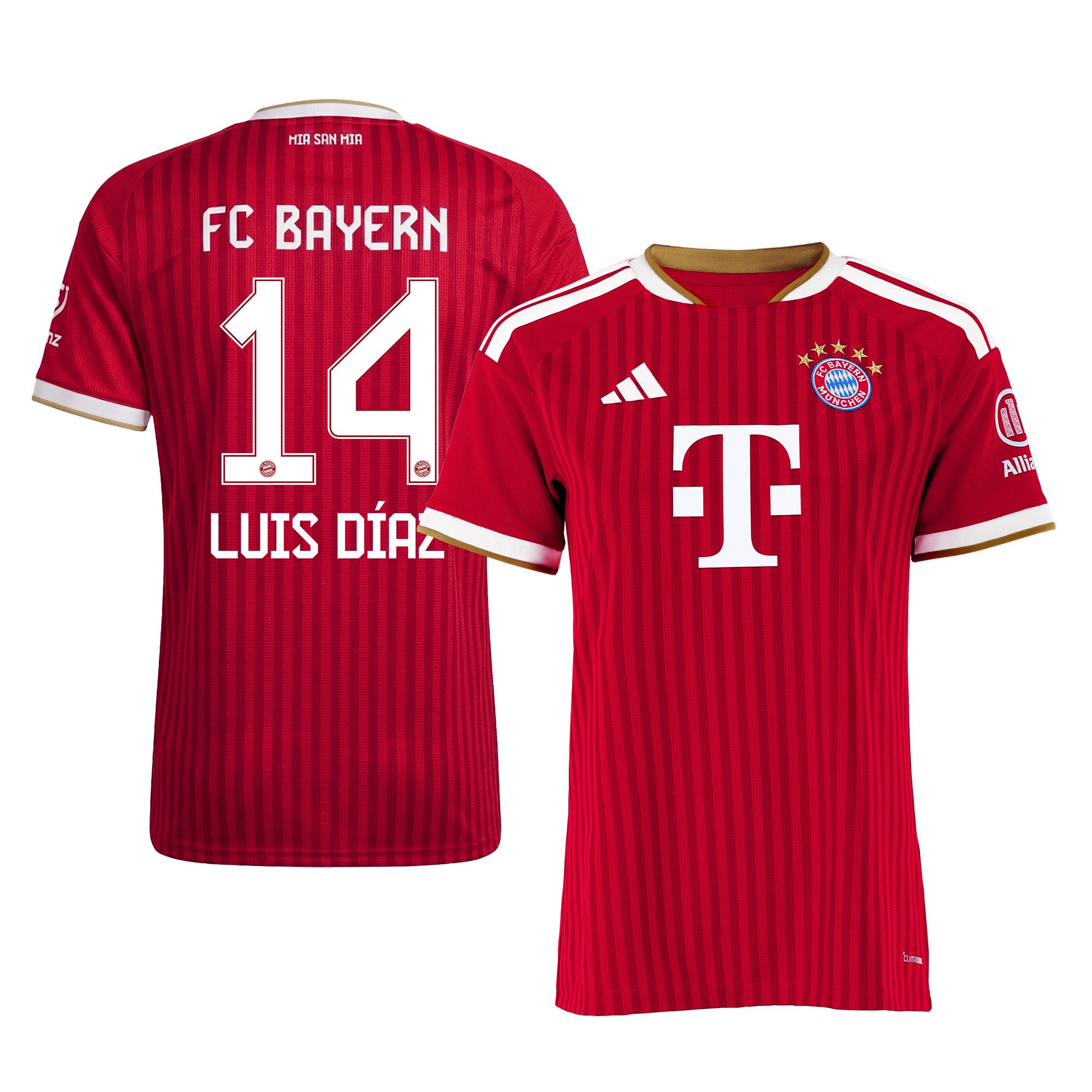Luis Díaz 14 Bayern Munich 2026/27 Women's Home Jersey - Red