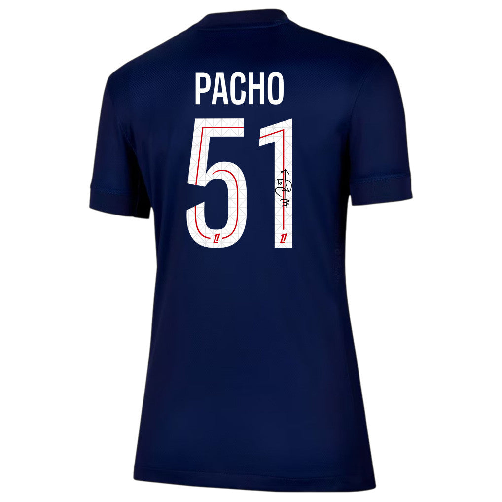 Willian Pacho 51 Signature Paris Saint-Germain 25/26 Home Women Jersey - Navy