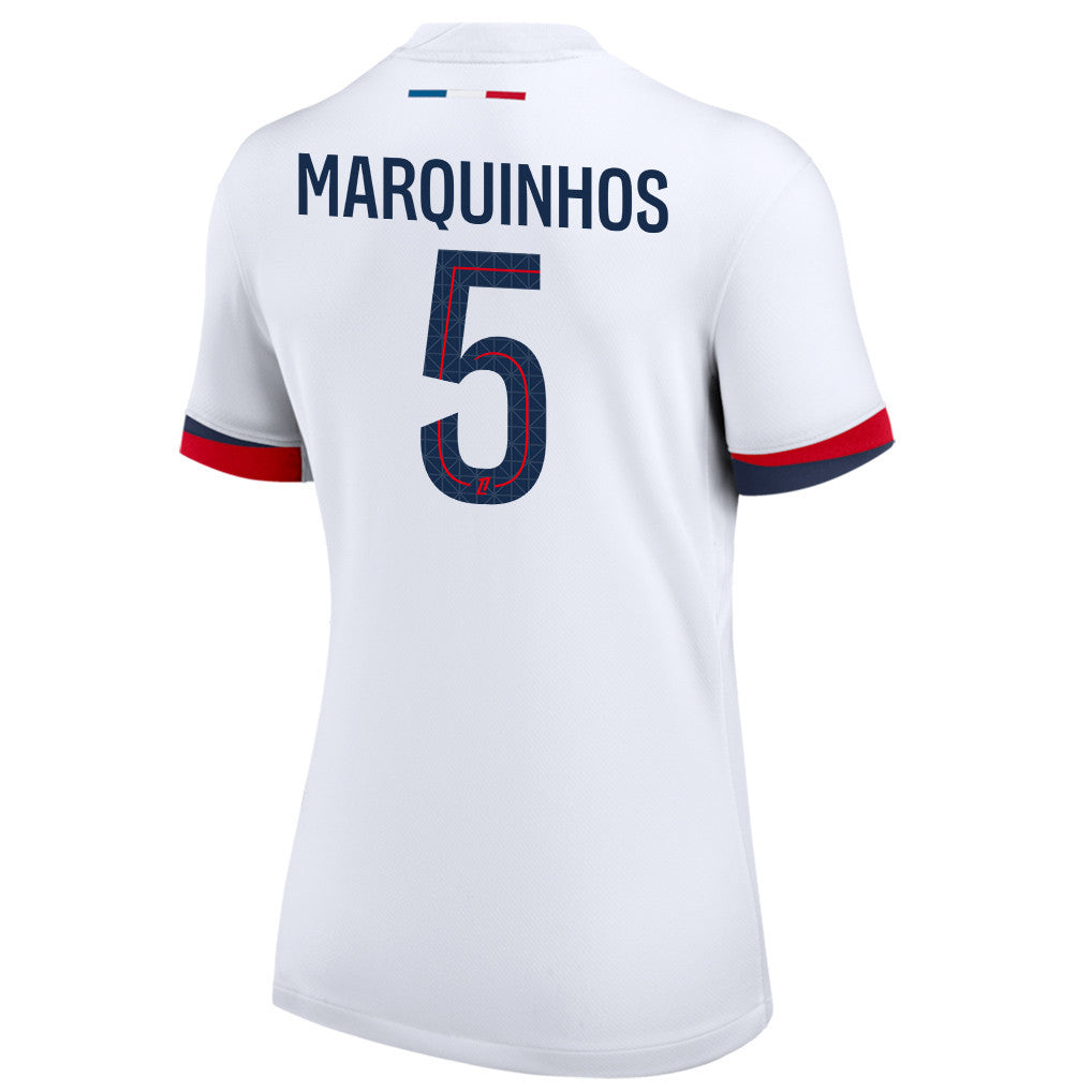 Marquinhos 5 Signature Paris Saint-Germain 25/26 Away Women Jersey - White