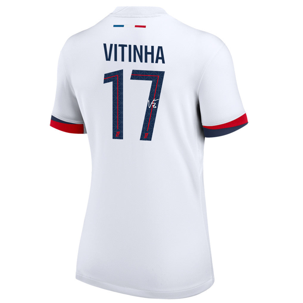 Vitinha 17 Signature Paris Saint-Germain 25/26 Away Women Jersey - White