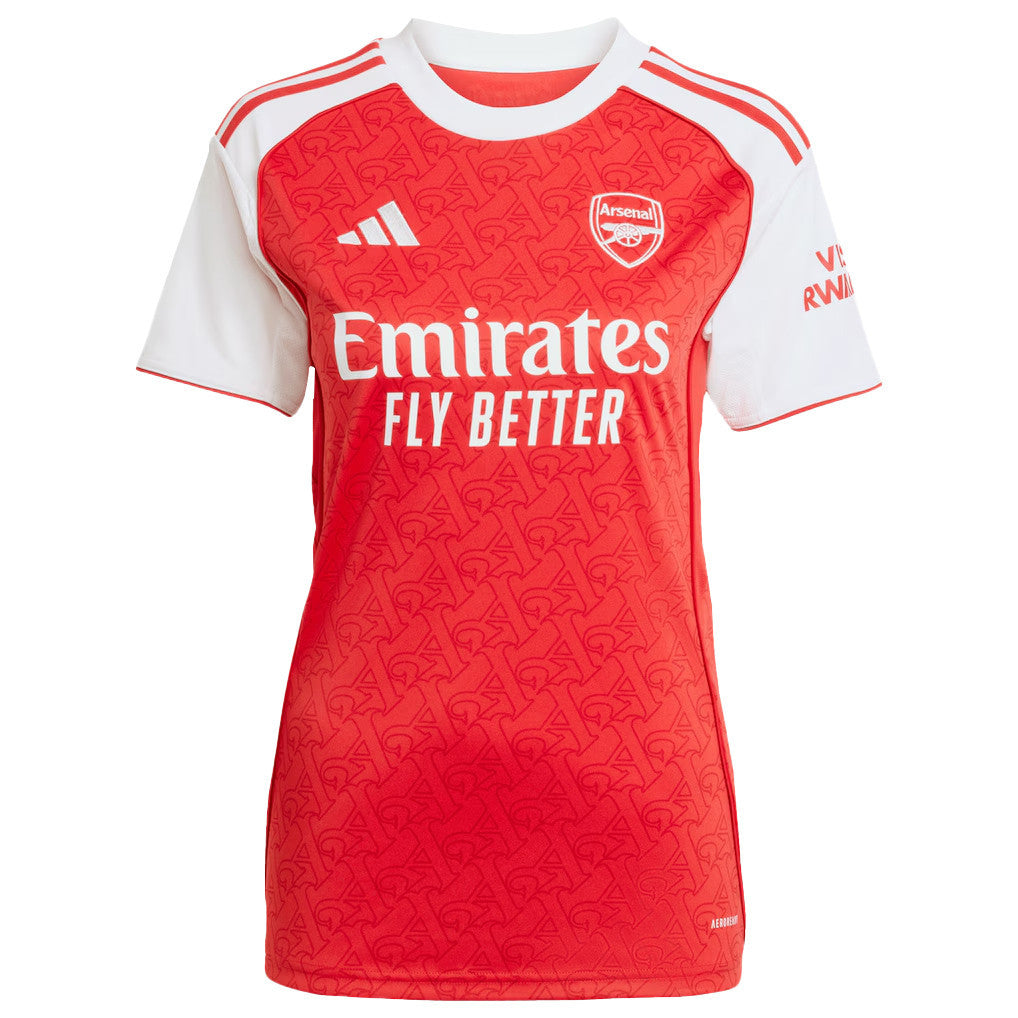Martin Ødegaard 8 Signature Arsenal 25/26 Home Women Jersey - White/Red