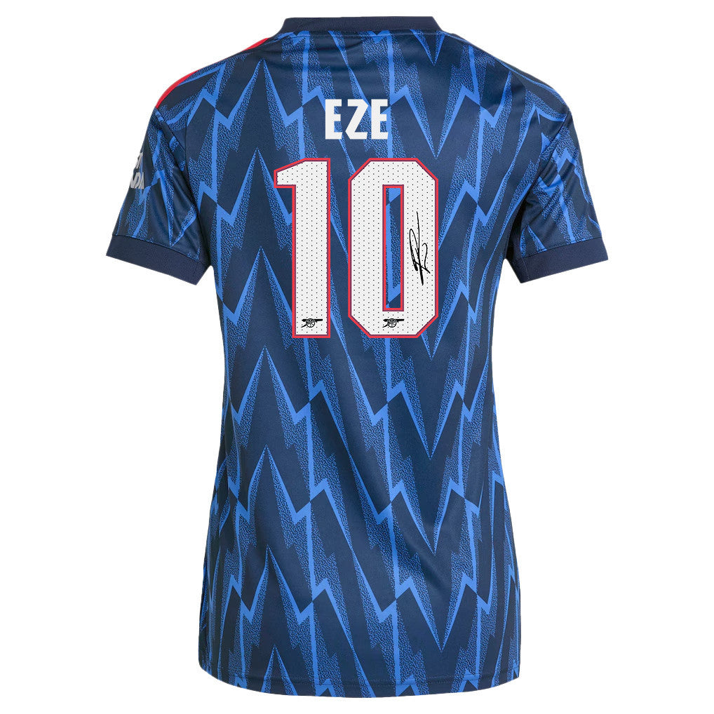 Eberechi Eze 10 Signature Arsenal 25/26 Away Women Jersey - Navy Blue