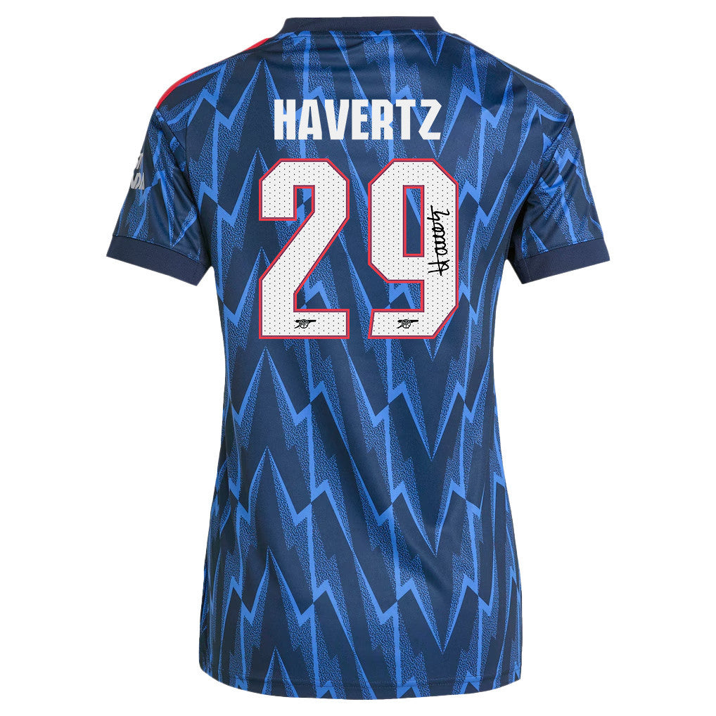 Kai Havertz 29 Signature Arsenal 25/26 Away Women Jersey - Navy Blue