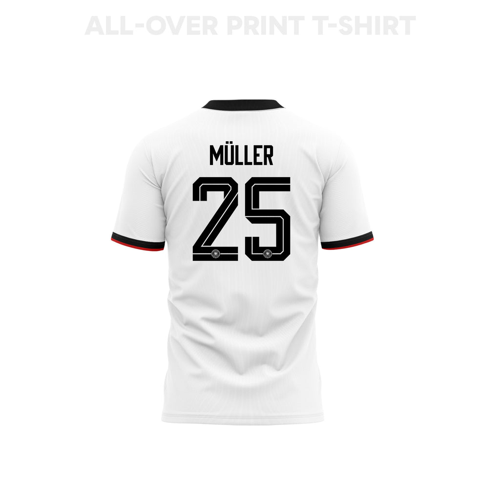 Thomas Müller 25 Germany 2026 Home 3D T-Shirt Fully Printed – Unisex, White