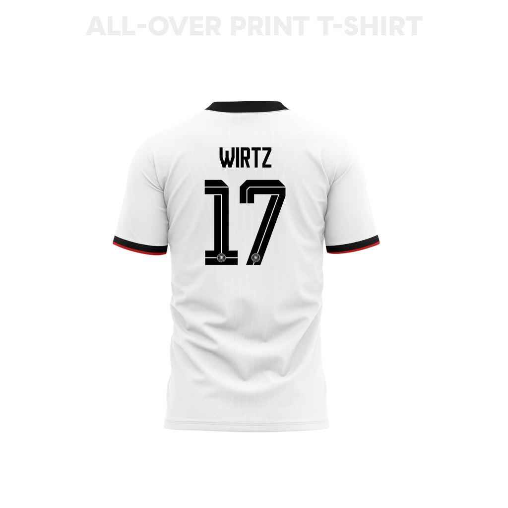 Florian Wirtz 17 Germany 2026 Home 3D T-Shirt Fully Printed – Unisex, White