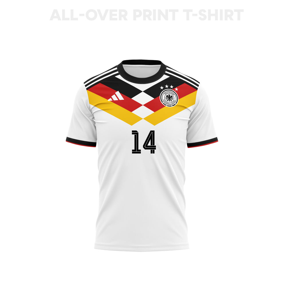 Karim Adeyemi 14 Germany 2026 Home 3D T-Shirt Fully Printed – Unisex, White