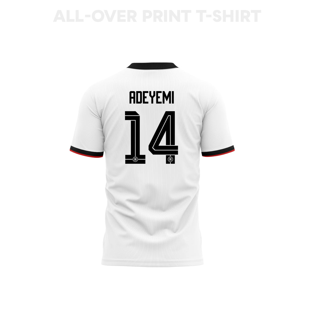 Karim Adeyemi 14 Germany 2026 Home 3D T-Shirt Fully Printed – Unisex, White