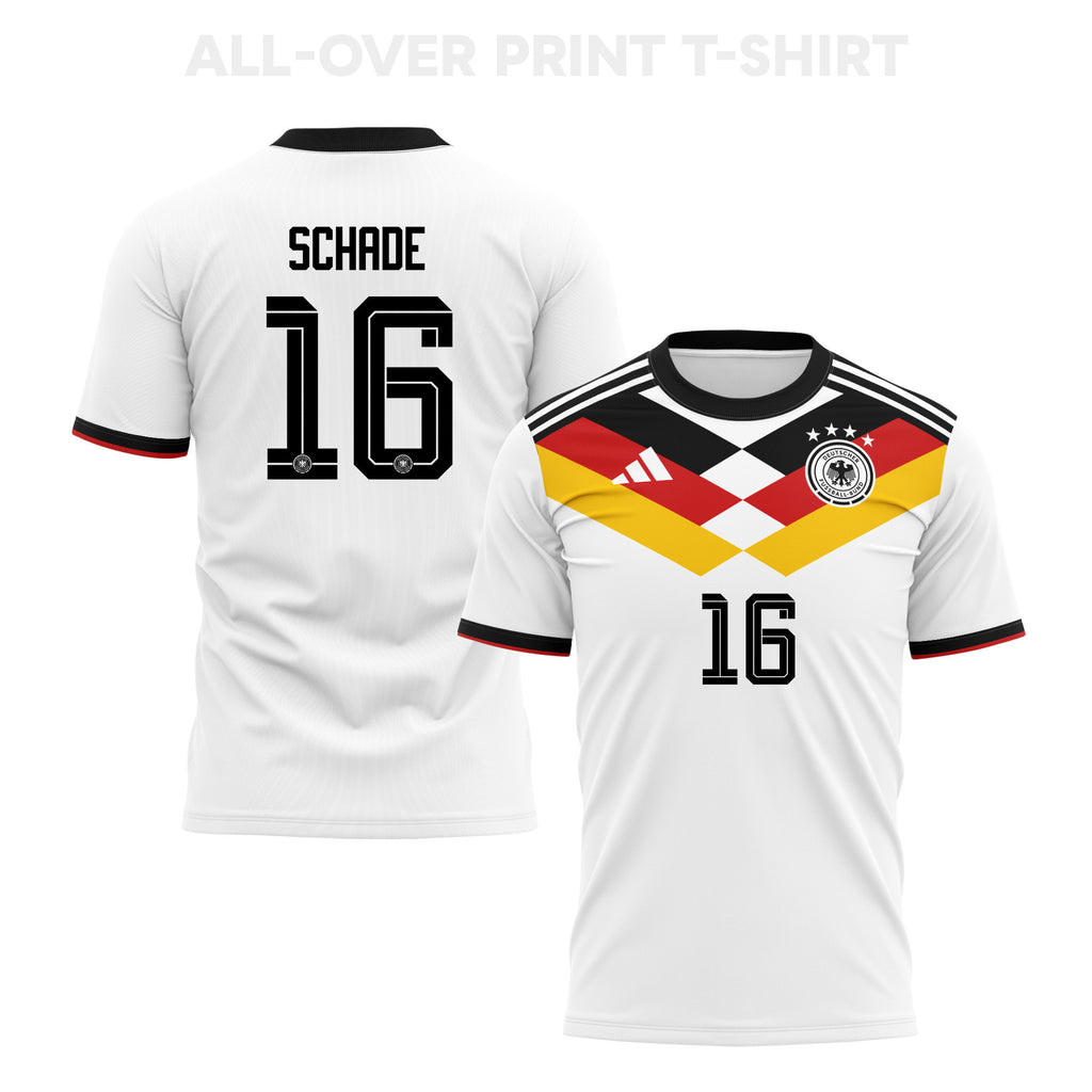 Kevin Schade 16 Germany 2026 Home 3D T-Shirt Fully Printed – Unisex, White