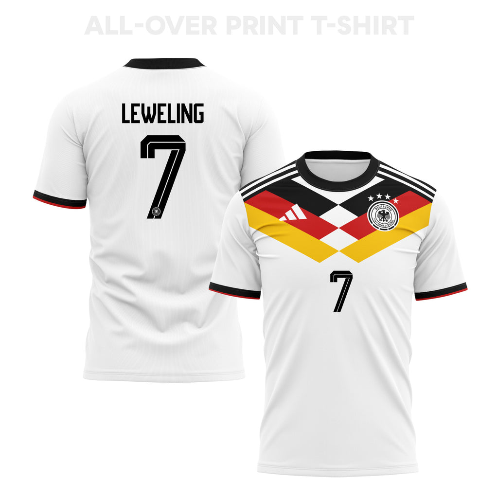 Jamie Leweling 7 Germany 2026 Home 3D T-Shirt Fully Printed – Unisex, White