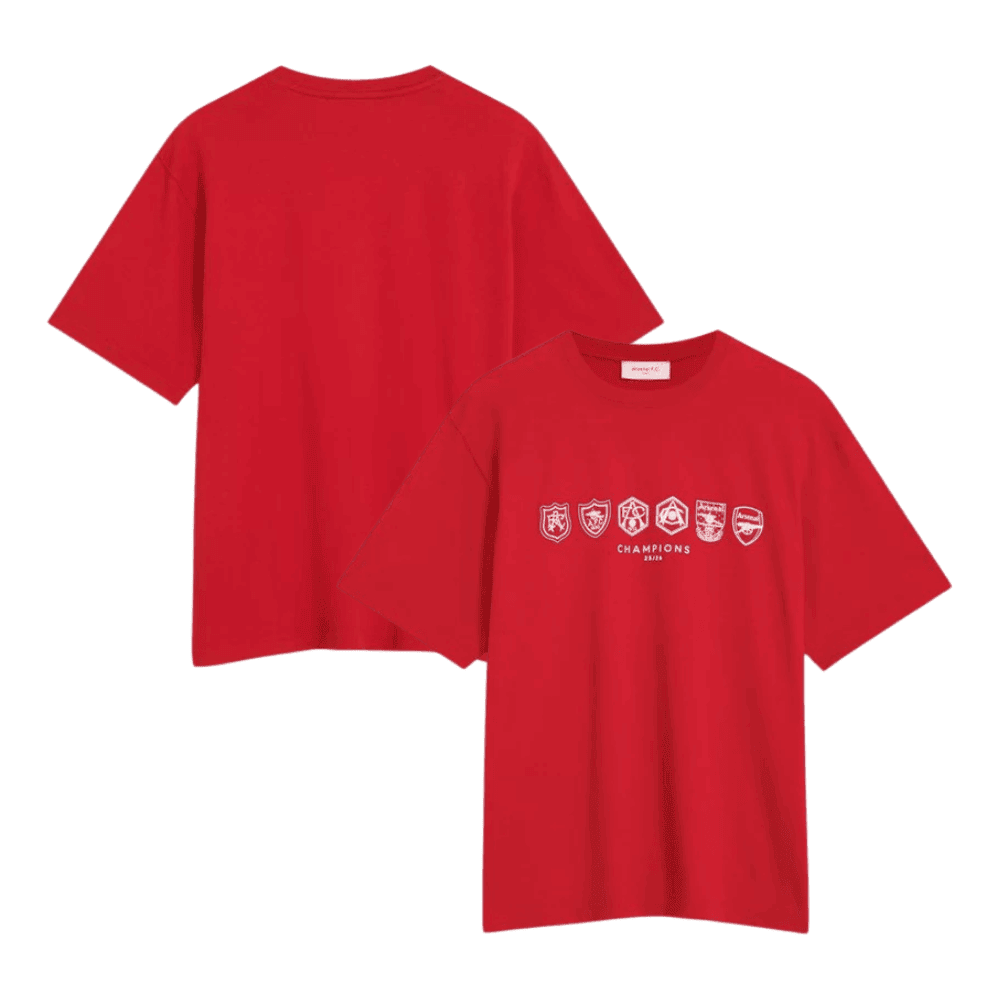 Arsenal Where We Belong 25/26 Crew T-Shirt - Red