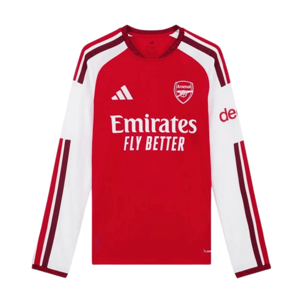 Arsenal 2026/27 Premier League Champions Home Long Sleeve Jersey - Men, Red